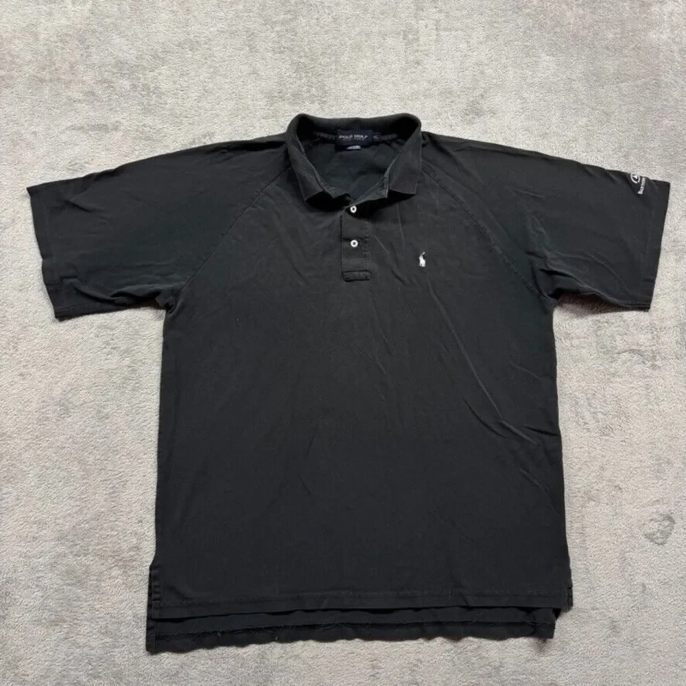 Polo Golf Ralph Lauren Polo Shirt Mens Black XL Barton Creek Training Athletic